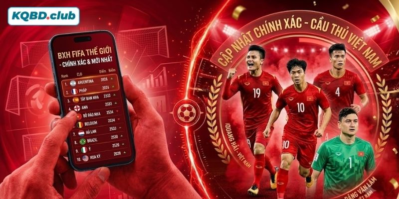Việt Nam xếp thứ mấy trên BXH FIFA? Việt Nam xếp thứ mấy trên BXH FIFA?
